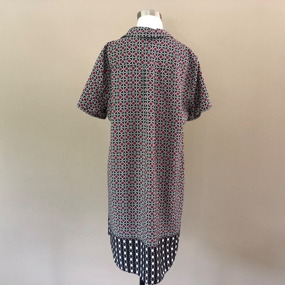 J CREW Size 16 Pullover Shift abstract Pattern - Picture 7 of 8